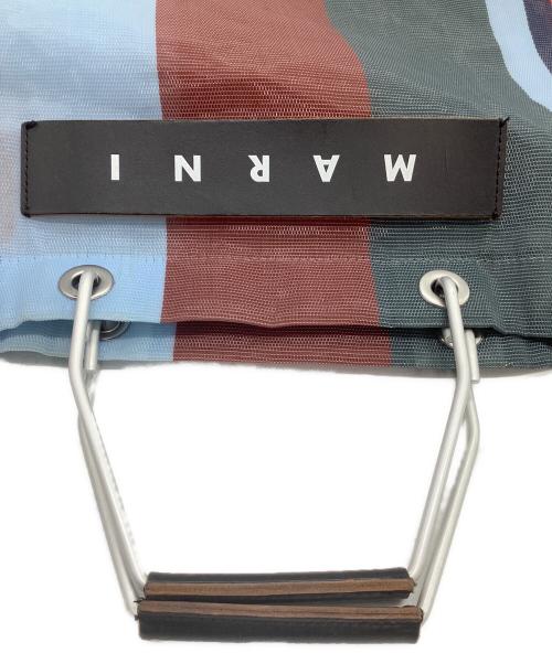 MARNI（マルニ）MARNI (マルニ) フラワーカフェストライプトートバッグ マルチカラーの古着・服飾アイテム