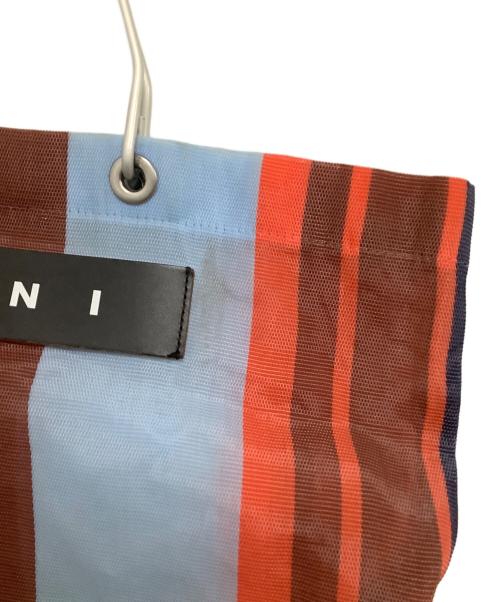MARNI（マルニ）MARNI (マルニ) フラワーカフェストライプトートバッグ マルチカラーの古着・服飾アイテム