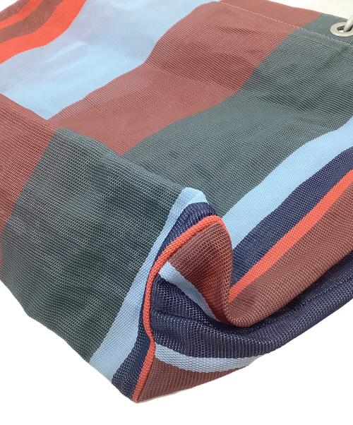 MARNI（マルニ）MARNI (マルニ) フラワーカフェストライプトートバッグ マルチカラーの古着・服飾アイテム