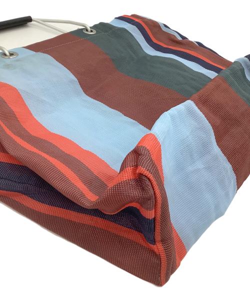 MARNI（マルニ）MARNI (マルニ) フラワーカフェストライプトートバッグ マルチカラーの古着・服飾アイテム