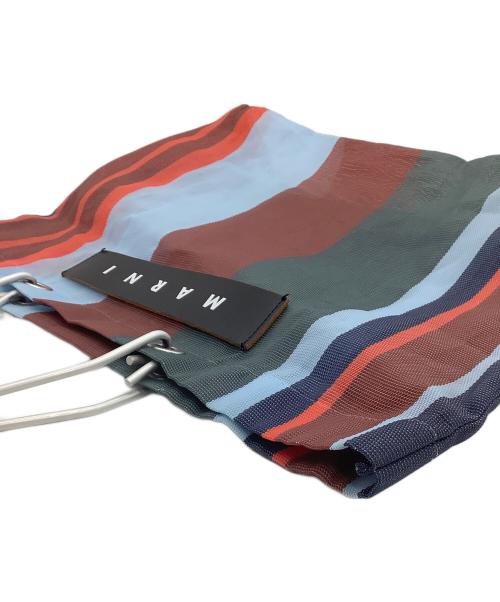 MARNI（マルニ）MARNI (マルニ) フラワーカフェストライプトートバッグ マルチカラーの古着・服飾アイテム