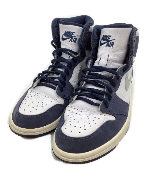 NIKE（ナイキ）NIKE (ナイキ) Air Jordan 1 High OG CO.JP AIR JORDAN1 ブルー×ホワイト サイズ:25の古着・服飾アイテム