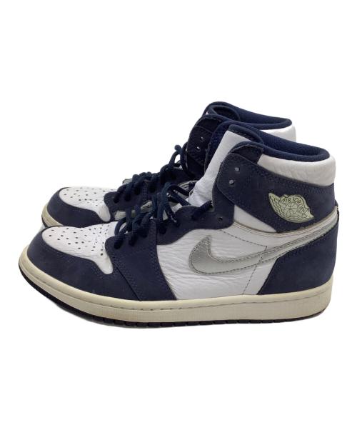 NIKE（ナイキ）NIKE (ナイキ) Air Jordan 1 High OG CO.JP AIR JORDAN1 ブルー×ホワイト サイズ:25の古着・服飾アイテム