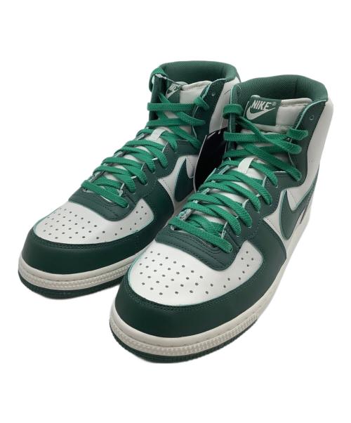 NIKE（ナイキ）NIKE (ナイキ) ハイカットスニーカー Terminator High グリーン×ホワイト サイズ:29 未使用品の古着・服飾アイテム