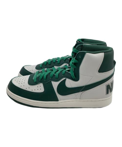 NIKE（ナイキ）NIKE (ナイキ) ハイカットスニーカー Terminator High グリーン×ホワイト サイズ:29 未使用品の古着・服飾アイテム