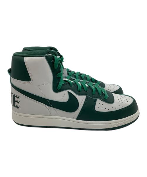 NIKE（ナイキ）NIKE (ナイキ) ハイカットスニーカー Terminator High グリーン×ホワイト サイズ:29 未使用品の古着・服飾アイテム