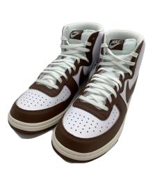 NIKE（ナイキ）の古着「ハイカットスニーカー Terminator High」｜ホワイト×ブラウン