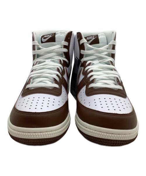 NIKE（ナイキ）NIKE (ナイキ) ハイカットスニーカー Terminator High ホワイト×ブラウン サイズ:29 未使用品の古着・服飾アイテム