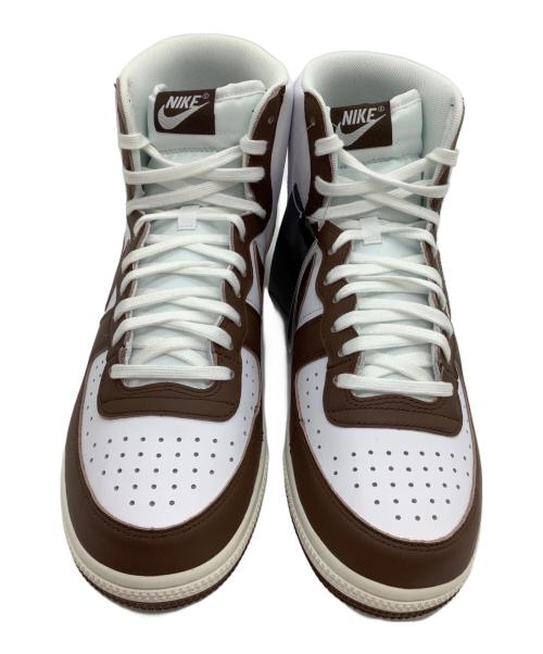 NIKE（ナイキ）NIKE (ナイキ) ハイカットスニーカー Terminator High ホワイト×ブラウン サイズ:29 未使用品の古着・服飾アイテム