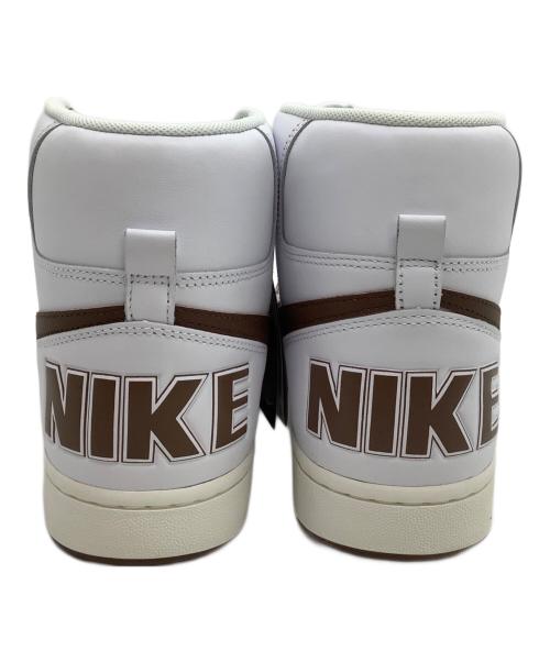 NIKE（ナイキ）NIKE (ナイキ) ハイカットスニーカー Terminator High ホワイト×ブラウン サイズ:29 未使用品の古着・服飾アイテム