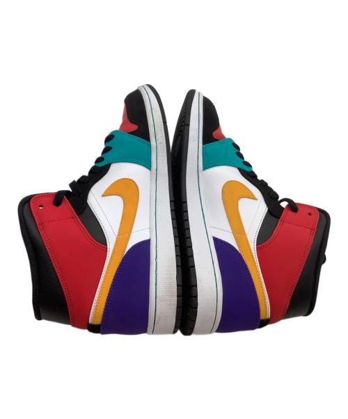 NIKE（ナイキ）NIKE (ナイキ) ミッドカットスニーカー　Air Jordan 1 Mid マルチカラー サイズ:28の古着・服飾アイテム