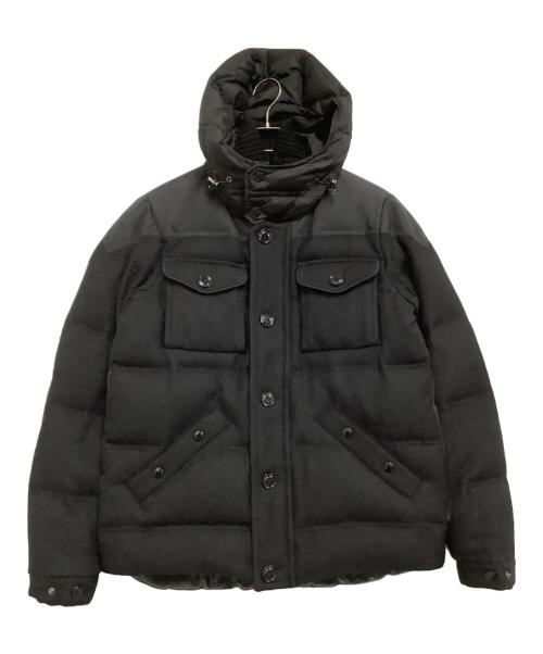 MONCLER（モンクレール）MONCLER (モンクレール) リパブリック ジップアップダウンジャケット ブラック サイズ:1の古着・服飾アイテム