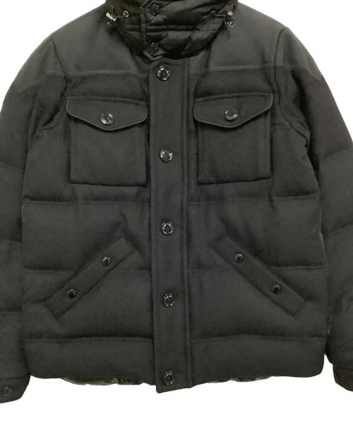 MONCLER（モンクレール）MONCLER (モンクレール) リパブリック ジップアップダウンジャケット ブラック サイズ:1の古着・服飾アイテム