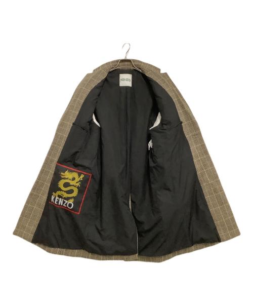 KENZO（ケンゾー）KENZO (ケンゾー) ウールコート ベージュ サイズ:46の古着・服飾アイテム