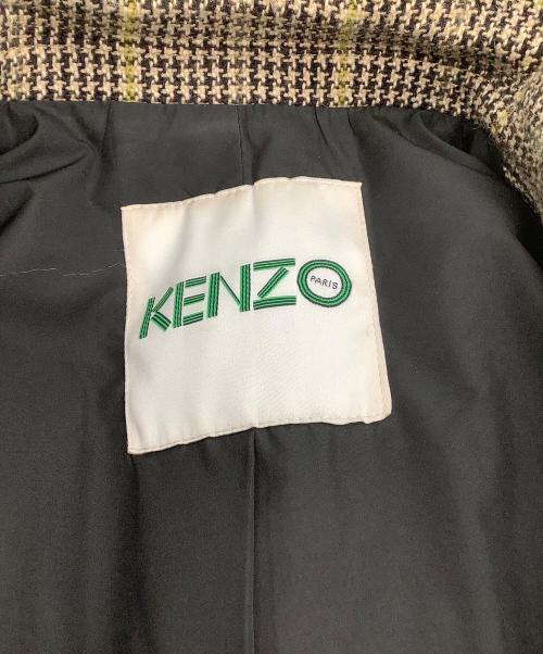 KENZO（ケンゾー）KENZO (ケンゾー) ウールコート ベージュ サイズ:46の古着・服飾アイテム