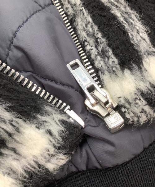MSGM（エムエスジーエム）MSGM (エムエスジーエム) ジャケット ブラック×ホワイト サイズ:46の古着・服飾アイテム