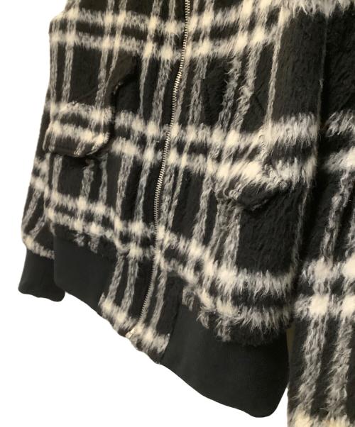 MSGM（エムエスジーエム）MSGM (エムエスジーエム) ジャケット ブラック×ホワイト サイズ:46の古着・服飾アイテム