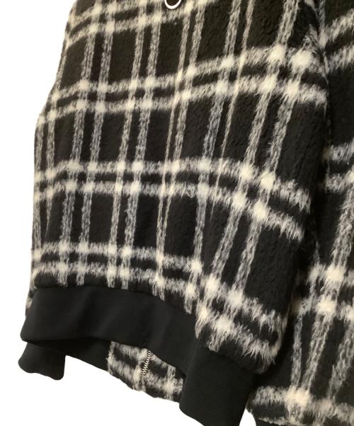 MSGM（エムエスジーエム）MSGM (エムエスジーエム) ジャケット ブラック×ホワイト サイズ:46の古着・服飾アイテム