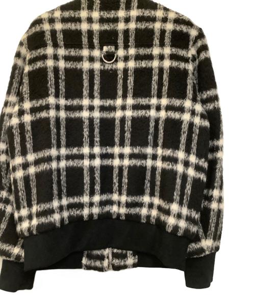 MSGM（エムエスジーエム）MSGM (エムエスジーエム) ジャケット ブラック×ホワイト サイズ:46の古着・服飾アイテム
