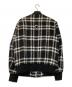 MSGM (エムエスジーエム) ジャケット ブラック×ホワイト サイズ:46：18000円