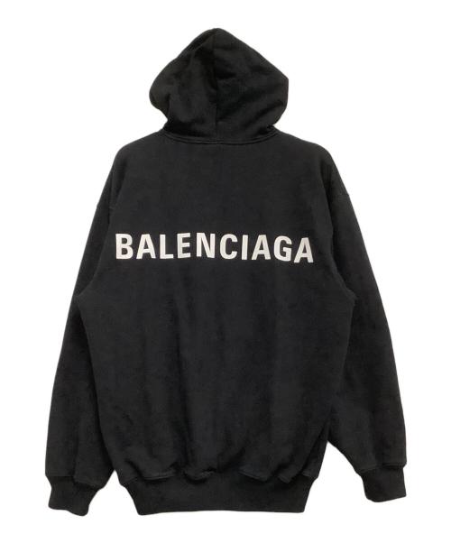 BALENCIAGA（バレンシアガ）BALENCIAGA (バレンシアガ) プルオーバーパーカー ブラック サイズ:XSの古着・服飾アイテム