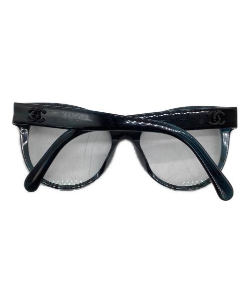 CHANEL（シャネル）CHANEL (シャネル) 眼鏡 ネイビー サイズ:53□17の古着・服飾アイテム