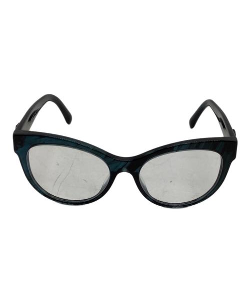 CHANEL（シャネル）CHANEL (シャネル) 眼鏡 ネイビー サイズ:53□17の古着・服飾アイテム