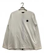 MONCLERモンクレール）の古着「ロングスリーブTシャツ」｜ホワイト