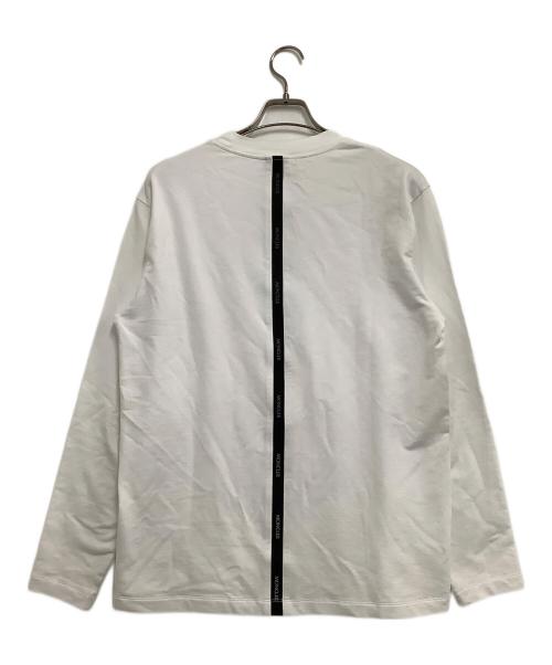 MONCLER（モンクレール）MONCLER (モンクレール) ロングスリーブTシャツ ホワイト サイズ:Mの古着・服飾アイテム