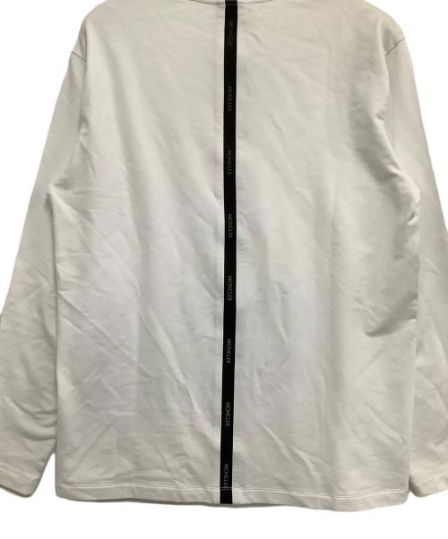 MONCLER（モンクレール）MONCLER (モンクレール) ロングスリーブTシャツ ホワイト サイズ:Mの古着・服飾アイテム