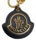 MONCLER (モンクレール) レザーキーホルダー ブラック×ゴールド：12000円