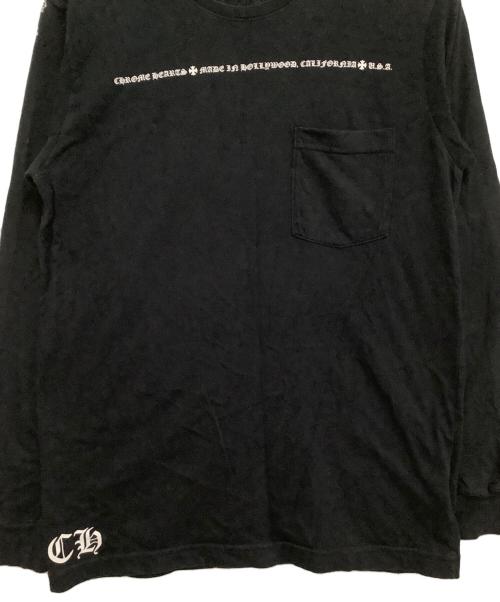 CHROME HEARTS（クロムハーツ）CHROME HEARTS (クロムハーツ) 長袖カットソー ブラック サイズ:Mの古着・服飾アイテム
