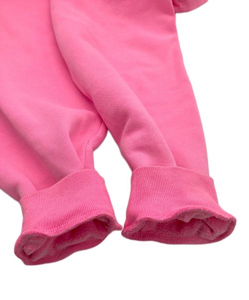 BALENCIAGA（バレンシアガ）BALENCIAGA (バレンシアガ) キャンペーンロゴプルオーバーパーカー ピンク サイズ:Mの古着・服飾アイテム