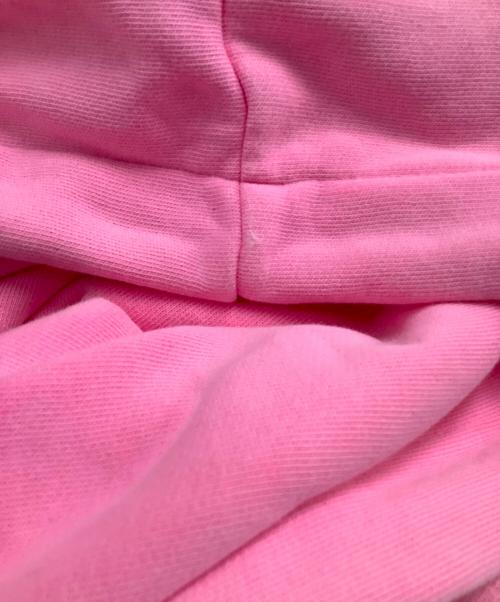 BALENCIAGA（バレンシアガ）BALENCIAGA (バレンシアガ) キャンペーンロゴプルオーバーパーカー ピンク サイズ:Mの古着・服飾アイテム