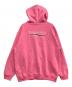 BALENCIAGA (バレンシアガ) キャンペーンロゴプルオーバーパーカー ピンク サイズ:M：32000円