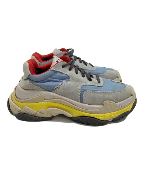 BALENCIAGA（バレンシアガ）BALENCIAGA (バレンシアガ) スニーカー イエロー×スカイブルー サイズ:25の古着・服飾アイテム