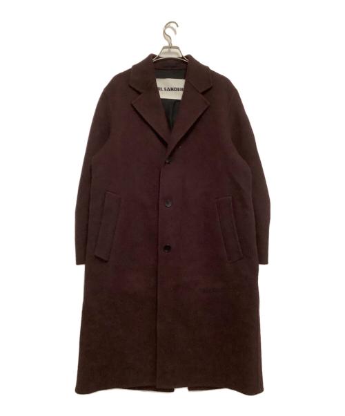 JIL SANDER（ジルサンダー）JIL SANDER (ジルサンダー) チェスターコート　22AW ボルドー サイズ:46の古着・服飾アイテム