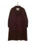 JIL SANDER（ジルサンダー）の古着「チェスターコート　22AW」｜ボルドー