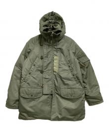 BEAMS（ビームス）の古着「ミリタリージャケット　MIL Type N-3B Down」｜グリーン