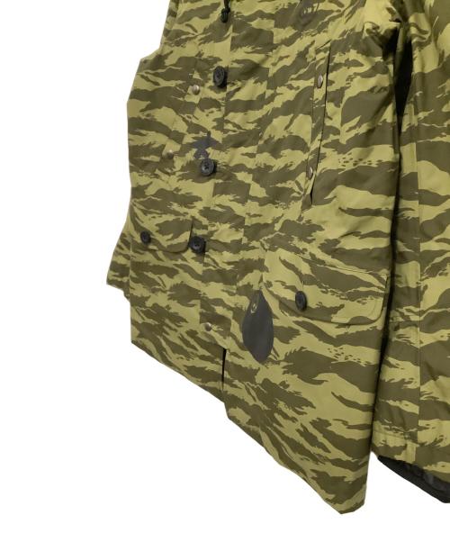 stussy（ステューシー）stussy (ステューシー) nano・universe (ナノ・ユニバース) ダウンジャケット　カモフラージュ柄 オリーブ サイズ:Sの古着・服飾アイテム
