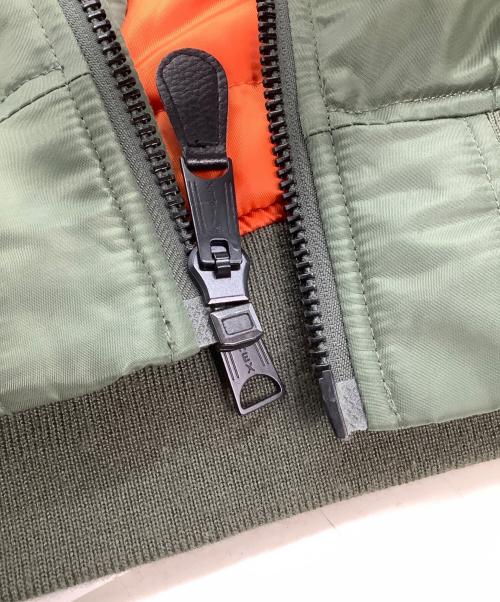 AVIREX（アヴィレックス）AVIREX (アヴィレックス) ATTACHMENT (アタッチメント) MA-1フライトジャケット カーキ サイズ:1の古着・服飾アイテム
