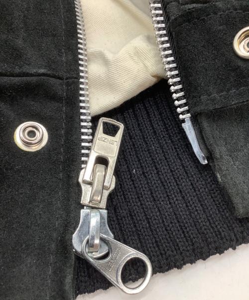 skookum（スクーカム）skookum (スクーカム) スエードージャケット ブラック サイズ:34の古着・服飾アイテム