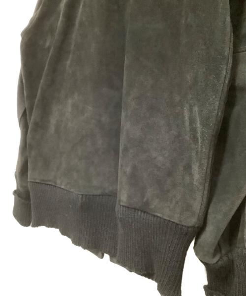 skookum（スクーカム）skookum (スクーカム) スエードージャケット ブラック サイズ:34の古着・服飾アイテム