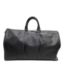 LOUIS VUITTON（ルイ ヴィトン）の古着「ボストンバッグ　エピ　キーポル45」｜ブラック