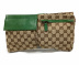 GUCCI（グッチ）の古着「ウエストバッグ」｜グリーン×ベージュ