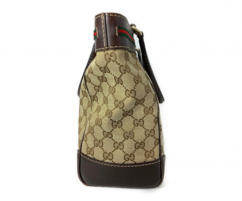 GUCCI（グッチ）GUCCI (グッチ) ハンドバッグ ベージュ サイズ:-の古着・服飾アイテム