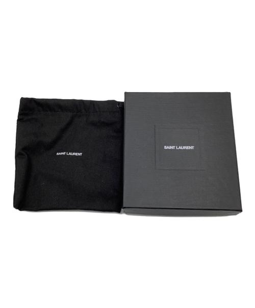 Saint Laurent Paris（サンローランパリ）Saint Laurent Paris (サンローランパリ) レザーブレスレット ブラック サイズ:-の古着・服飾アイテム