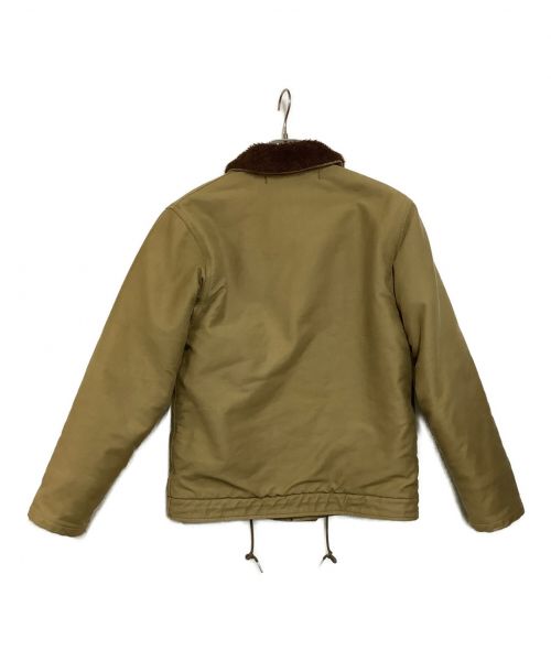 THE REAL McCOY'S（ザ・リアルマッコイズ）THE REAL McCOY'S (ザ・リアルマッコイズ) N-1 デッキジャケット ベージュ サイズ:36の古着・服飾アイテム