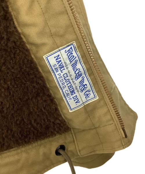 THE REAL McCOY'S（ザ・リアルマッコイズ）THE REAL McCOY'S (ザ・リアルマッコイズ) N-1 デッキジャケット ベージュ サイズ:36の古着・服飾アイテム
