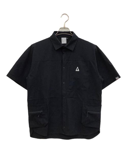 ROGER EGGER（ロジャーエーガー）ROGER EGGER (ロジャーエーガー) ヤマシャツDUAL SS ネイビー サイズ:Mの古着・服飾アイテム